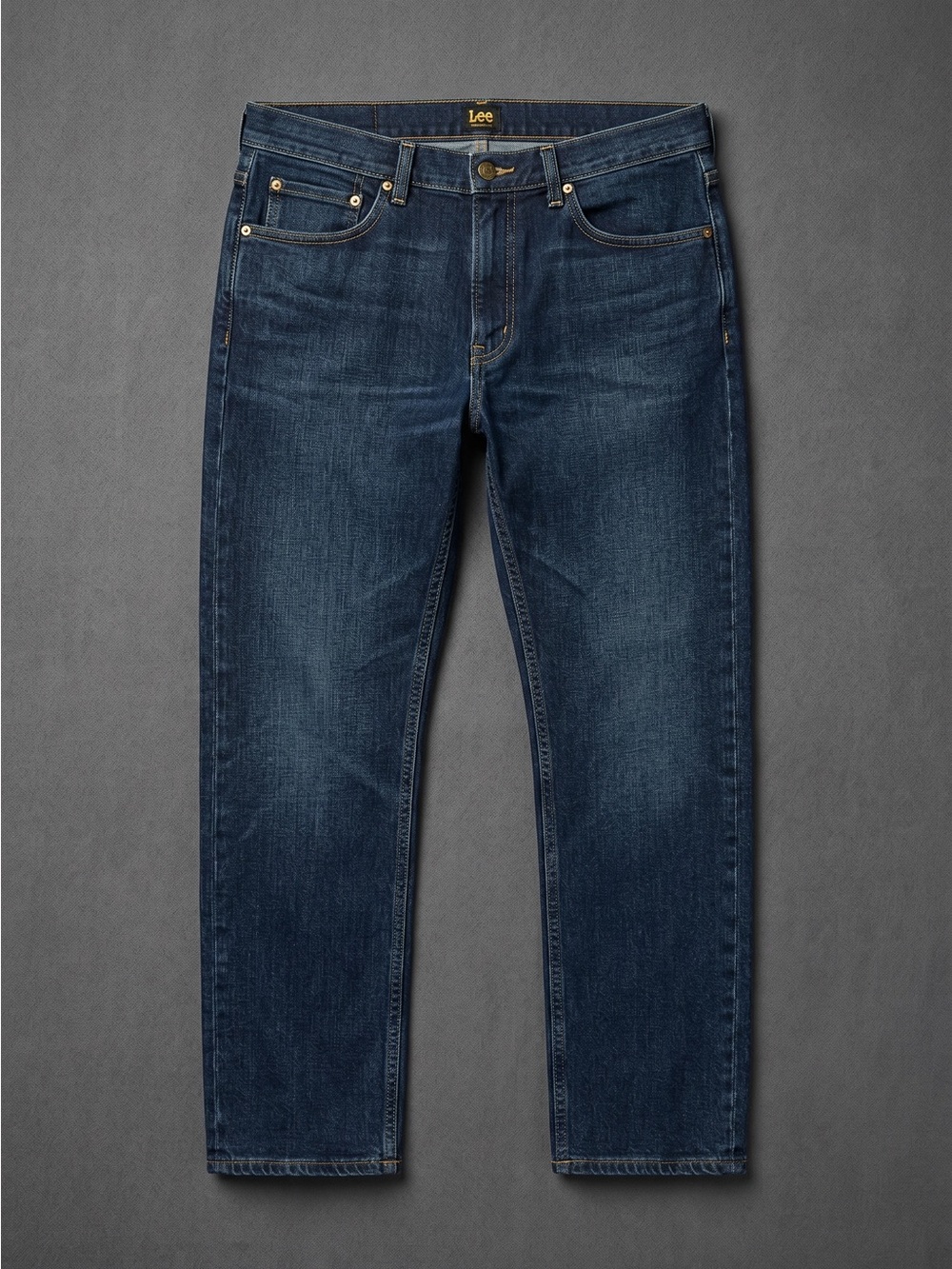 Lee Premium Select Regular Fit Jeans Men’s 36x32 Dark Wash Straight Leg Denim